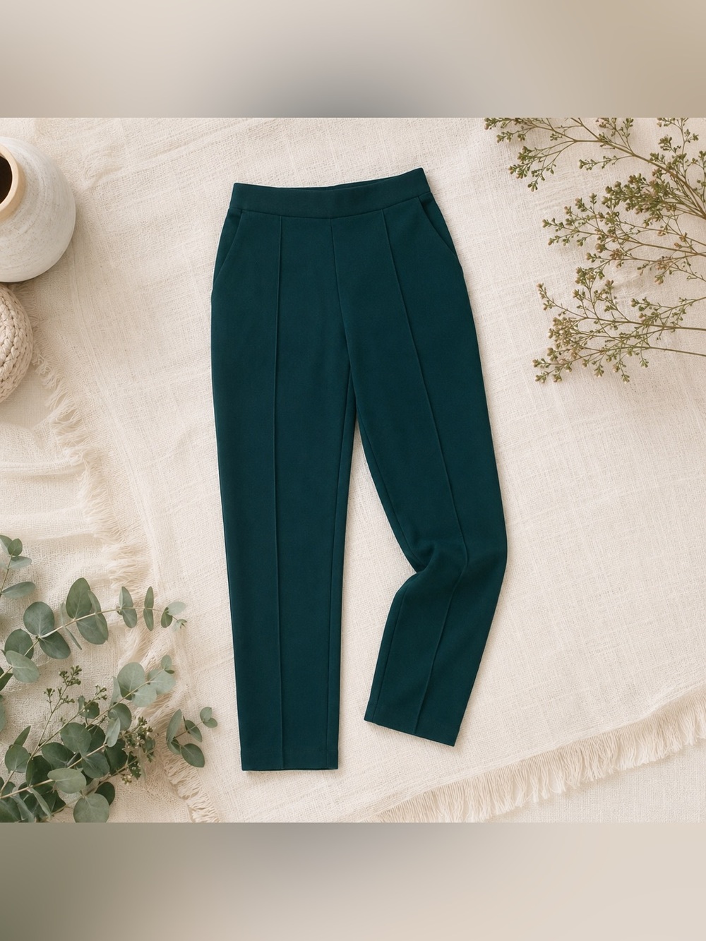 J. Crew Pintuck Sweatpants in Old Forest Versatile, Comfortable, Effortless